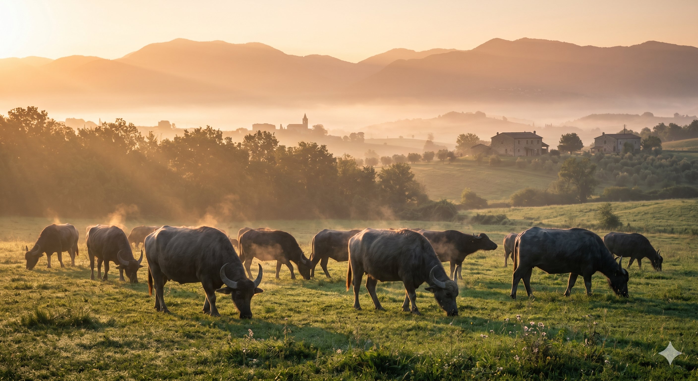 Büffel in Kampanien